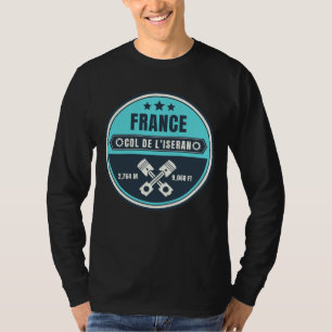 T-shirt Col de l’Iseran français Alpes motobike tour