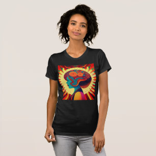 T-shirt col en V en jersey Bella+Canvas pour femme
