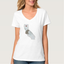 T-shirt col V | Femme | Ours CA