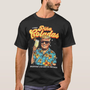 T-shirt Coladas Donald Trump Vacances d'été Hawaii Beach