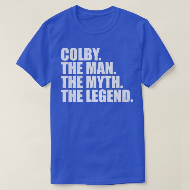 T-shirt ColbyColby Nom Colby nom donné (Design devant)