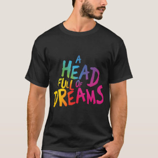 T-shirt Coldplay Coloré