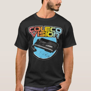 T-shirt Colecovision Rétro Vintage Jeu Vidéo Joueur famill