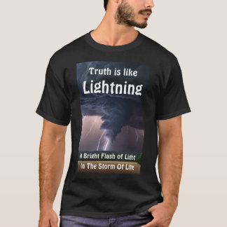 T-shirt "Colère du ciel : foudre déchaînée"