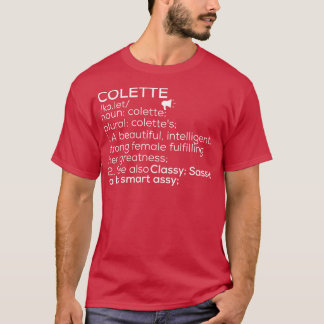 T-shirt Colette Nom Colette Définition Colette Femme Nam