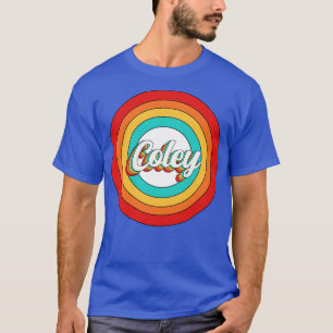 T-shirt Coley Nom Chemise Vintage Coley Circle