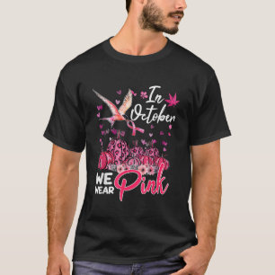 T-shirt Colibri En Octobre Nous Portons Le Cancer Du Sein