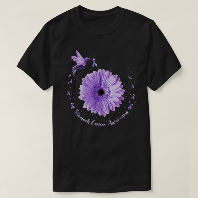 T-shirt Colibri Périvent tournesol Stomach Cancer Aw (Design devant)