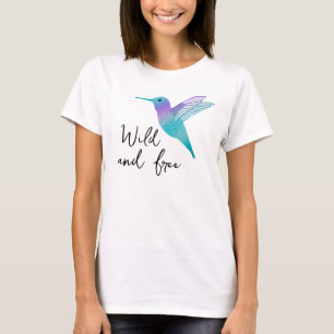 T-shirt colibri sauvage et libre