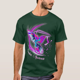 T-shirt Colibri tenant un surdosage du ruban pourpre