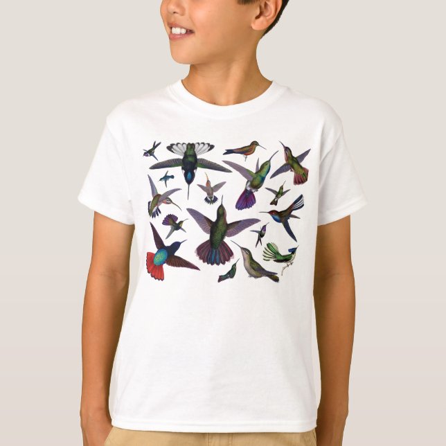 T-shirt Colibri vintage (Devant)