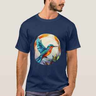 T-shirt Colibris en verre doux