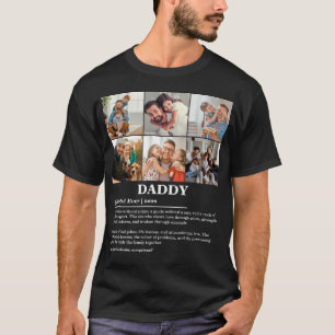 T-shirt Collage de 6 photos avec définition personnalisée 