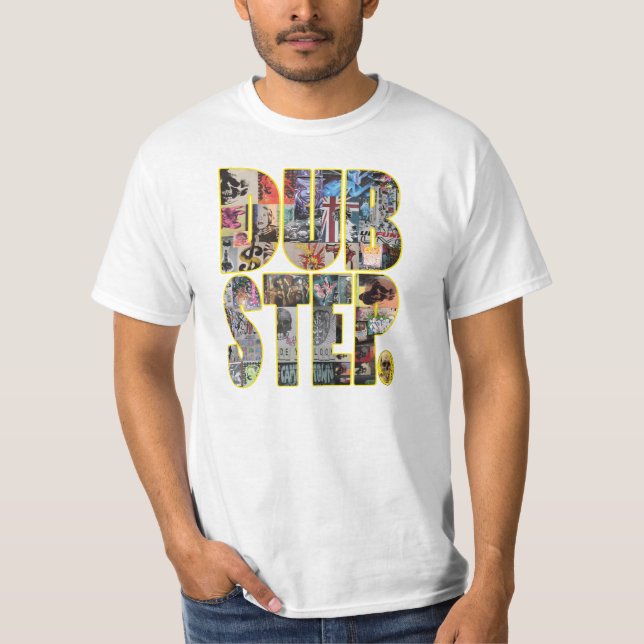 T-shirt collage de dubstep (Devant)