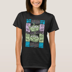 T-shirt Collage de la planète Neon Pizza Alien