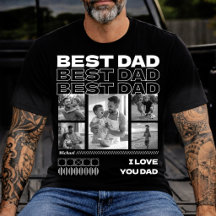 Collage de photos personnalisé Meilleur Papa du Mo