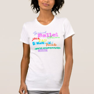 T-shirt Collage d'impressions de danse