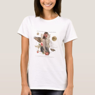 T-shirt Collage Femme vintage