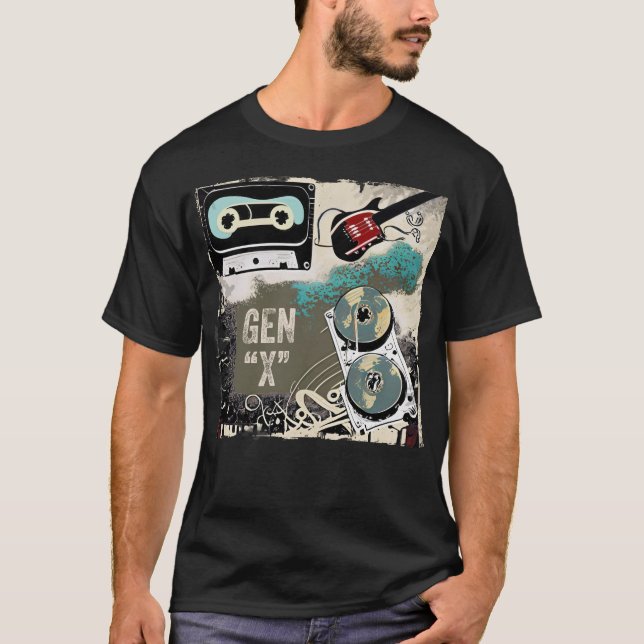 T-shirt Collage GEN "X" (Devant)
