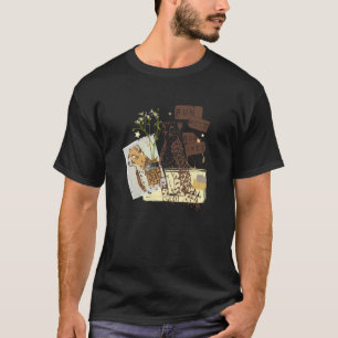 T-shirt Collage Guépard Courir Sauvage Libre Grands Félins