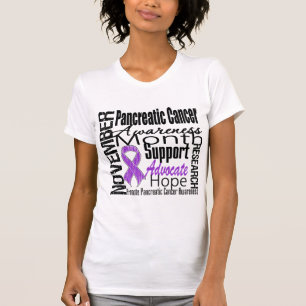 T-shirt Collage - mois de conscience de Cancer
