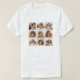 T-shirt Collage photo de 9 Carrés - noir et blanc (Design devant)