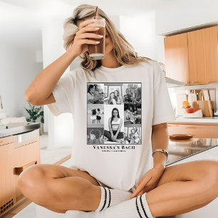 T-shirt Collage Photo Image Rétro Enterrement de Vie de Je