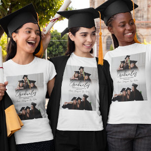 T-shirt Collage Photo Moderne Amis Diplôme