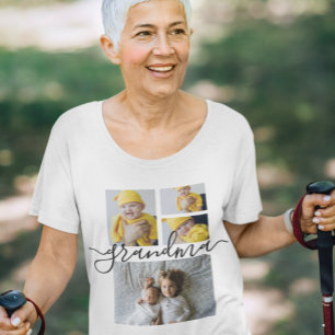 T-shirt Collage Photo Personnalisé Unique