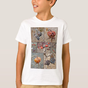 T-shirt Collage rose