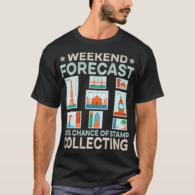 T-shirt Collecte de timbres pour les collecteurs Fin de se (Devant)