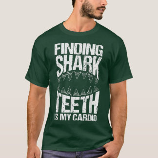 T-shirt Collecte des dents de chasse et de requin Fossil