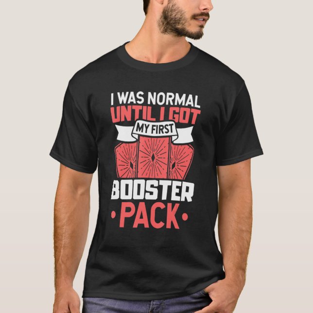 T-shirt Collecteur de cartes de commerce Booster pack 16 (Devant)