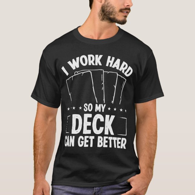 T-shirt Collecteur de cartes de commerce Collector Work Ha (Devant)