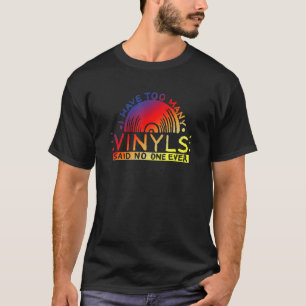 T-shirt Collecteur De Musique Je L'Ai Sur Vinyl