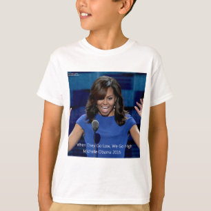 T-shirt Collectif Michelle Obama "We Go High"