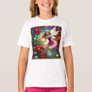 T-shirt Collection de fées de Noël - Cheveux blond cendré