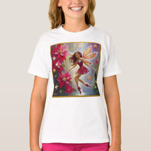 T-shirt Collection de fées de Noël - Cheveux d'Auburn