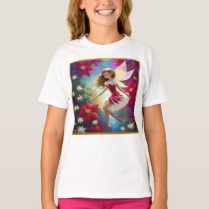 T-shirt Collection de fées de Noël - Cheveux de gingembre 