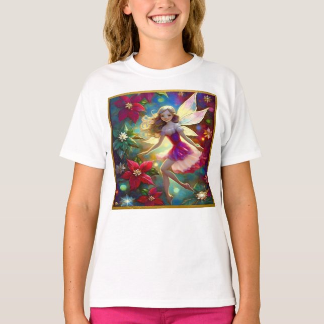 T-shirt Collection de fées de Noël - Cheveux de lune de ce (Devant)