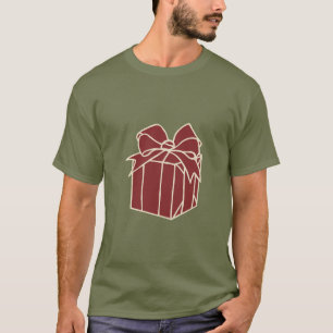 T-shirt Collection de Noël simple - Présente