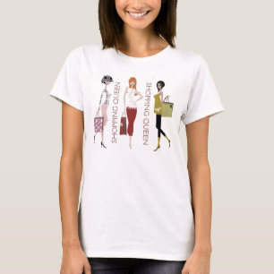 T-SHIRT COLLECTION DE REINE SHOPPING