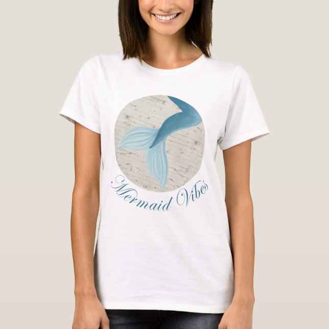 T-shirt Collection de sirènes peintes (Devant)