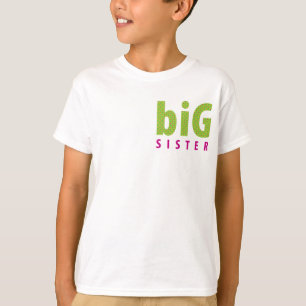 T-shirt COLLECTION DE SOINS - grande soeur {lime}