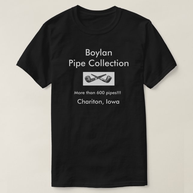T-shirt Collection de tuyau de Boylan (Design devant)