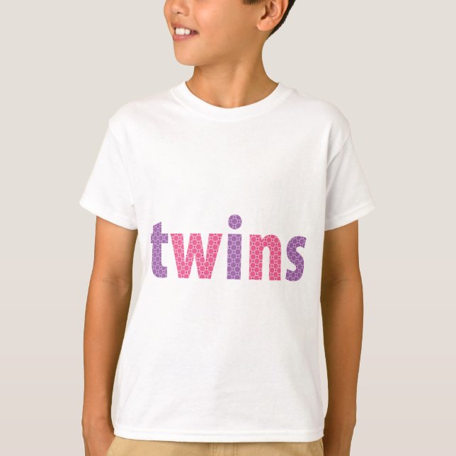 T-shirt COLLECTION DE VINS - filles {violet + rose} (Devant)