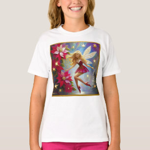 T-shirt Collection Fée de Noël - Cheveux Blond Miel