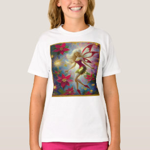 T-shirt Collection Fée de Noël - Cheveux Blond Platine
