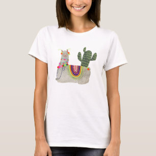 T-shirt Collection Llamarama Llamas souriantes