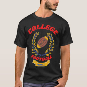 T-shirt Collection mondiale de football universitaire